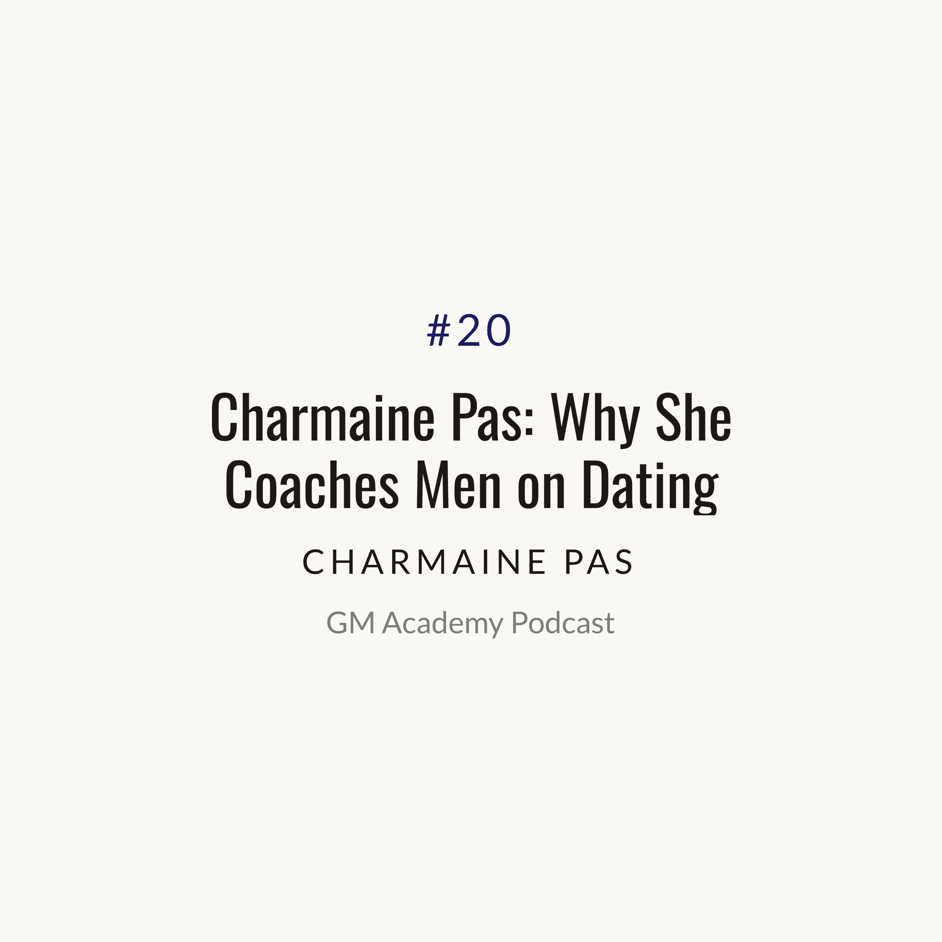Who Is Charmaine Pas and Why She Coaches Men