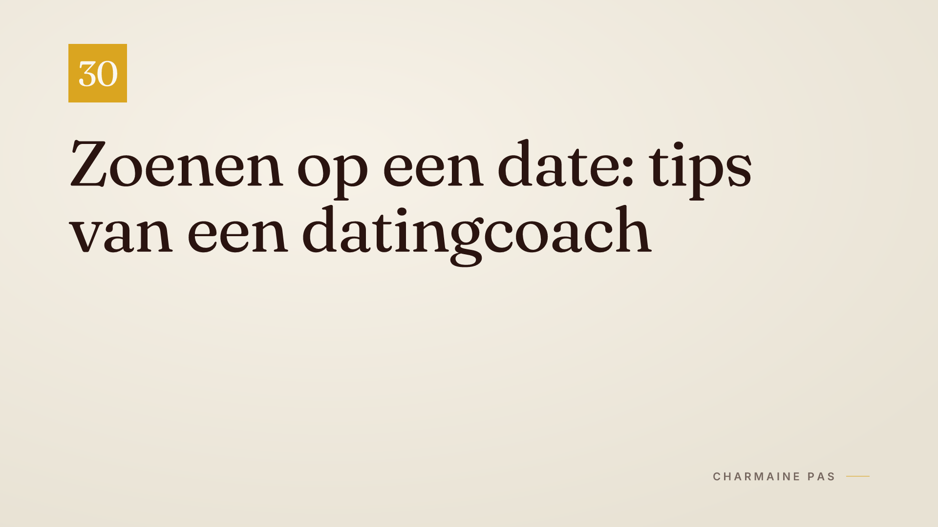 Zoenen op een date: wanneer en hoe doe je het?